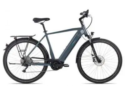 2R Manufaktur ELX 10 | grey/coolgrey/waterblue | 60 cm | E-Trekkingräder