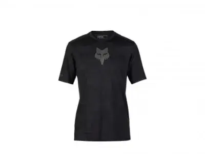 Fox Racing Ranger Tru Dri SS Jersey | schwarz/grau | S | Fahrradbekleidung