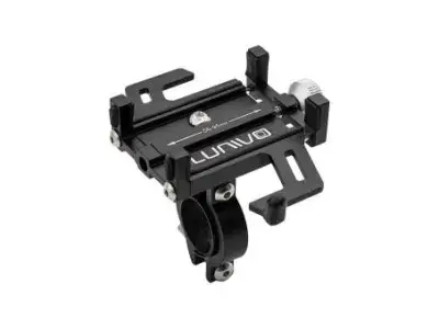 Lunivo Smartphonehalter de Luxe | schwarz/grau | unisize | Fahrradteile