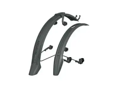 SKS Veloflexx Schutzblech Set | schwarz/grau | 26-28 Zoll | Fahrradteile