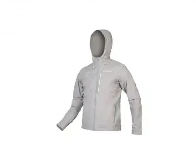 Endura Hummvee wasserdichte Kapuzenjacke | schwarz/grau | XL | Fahrradbekleidung