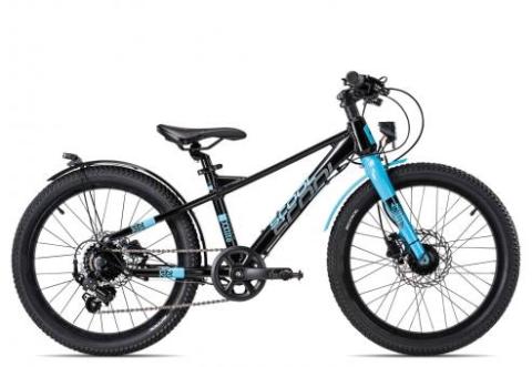 SCool XXlite EVO alloy 20-7 | black/cyan matt | 25 cm | Fahrräder