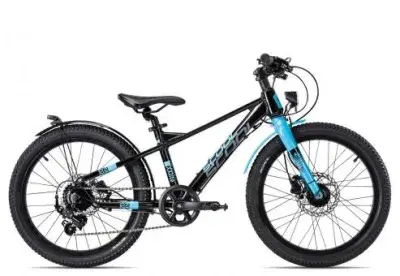 SCool XXlite EVO alloy 20-7 | black/cyan matt | 25 cm | Fahrräder