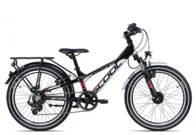 SCool troX EVO alloy 20-7 | black/grey/red | 28 cm | Fahrräder