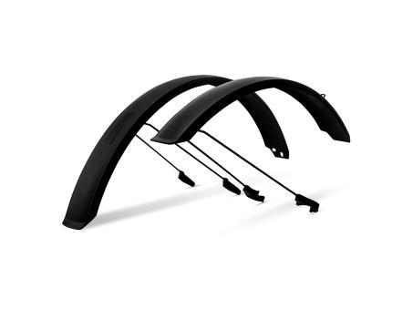Acid Schutzblechset mit Streben ST 27,5 Zoll | schwarz/grau | 75 mm | Fahrradteile