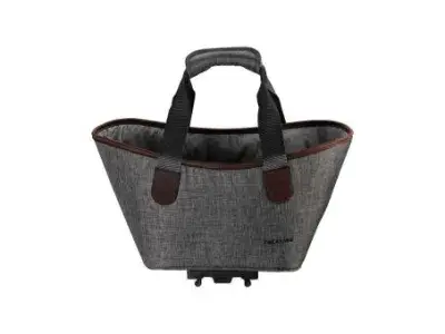 Racktime Agnetha Gepäckträger-Einkaufstasche | schwarz/grau | 15 Liter | Ausruestung