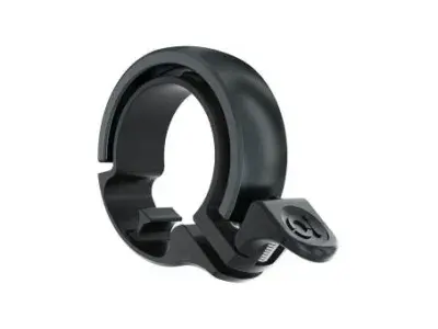 Knog Oi Classic Fahrradglocke | schwarz/grau | 23.8-31.8 mm | Fahrradteile