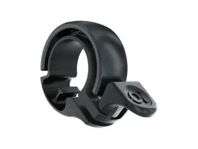 Knog Oi Classic Fahrradglocke | schwarz/grau | 22.2 mm | Fahrradteile