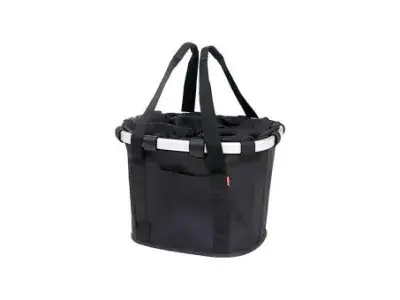 KLICKfix Reisenthel Bikebasket | schwarz/grau | 15 Liter | Ausruestung