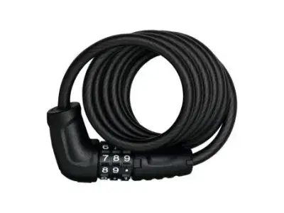 Abus Star 4508C Spiralkabelschloss | schwarz/grau | 150 cm | Ausruestung