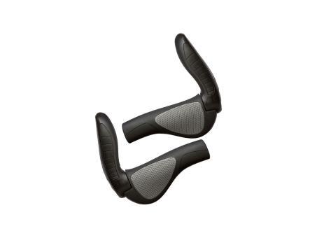 Ergon GP4 regular Griffe mit bar ends | schwarz/grau | S | Fahrradteile