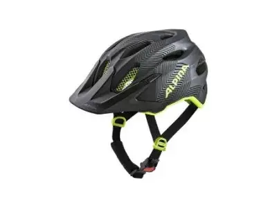 Alpina Carapax Junior Helm | schwarz/grau | 51-56 cm | Fahrradbekleidung