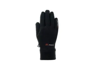 Roeckl PINO Fleece Long Handschuhe | schwarz/grau | 11 | Fahrradbekleidung