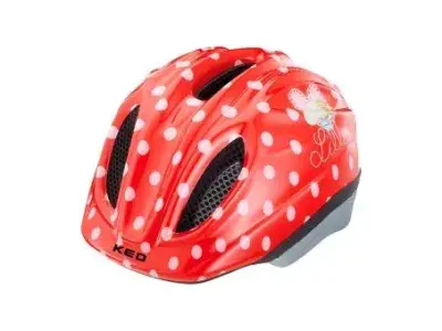 KED Meggy II Originals Kinder-Fahrradhelm | rot/orange | 44-49 cm | Fahrradbekleidung