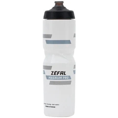 Zéfal Trinkflasche Magnum Pro 975 ml Weiß - hohe Kapazität & hygienischer Trinkkomfort