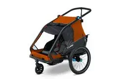 Kinder Fahrradanhänger DOUBLE CMPT X