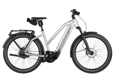 Riese & Müller Charger5 automatic 800 Wh Damen Mixte silber