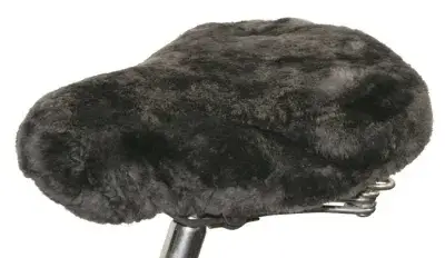 Haberland Lammfell Sattelüberzug XXL, anthrazit