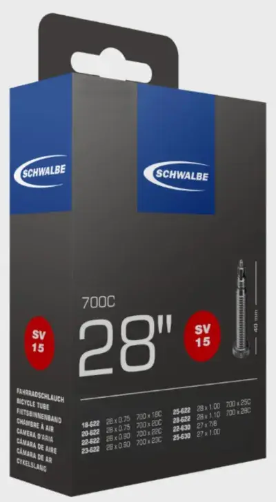 Schwalbe Schlauch Nr. 15 28'' SV/Sclaverand/französisch