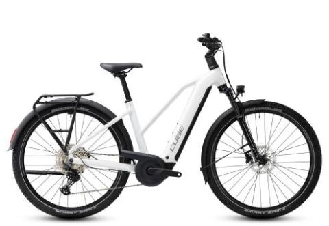 Cube Nuride Hybrid Performance 720 Trapez 2027 | metallicwhite´n´grey | 50 cm | E-Trekkingräder