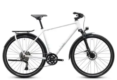 Cube Kathmandu Pro 2027 | metallicwhite´n´chrome | 54 cm | Trekkingräder