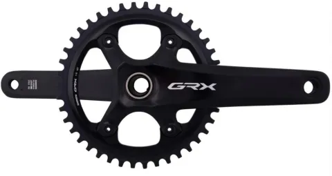 Shimano GRX FC-RX810 1x11 Kurbelgarnitur 42Z 172,5 mm schwarz - Gravel-Performance