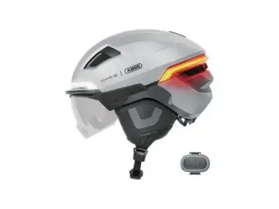 Abus Hyp-E ACE E-Bike Helm | schwarz/grau | 57-61 cm | Fahrradbekleidung