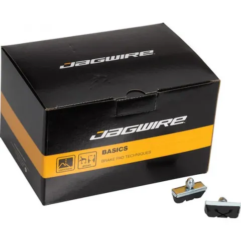 Jagwire Bremsschuhe Mountain Basic Standardgröße Schwarz/silber - zuverlässige…
