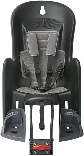 POLISPORT Bilby QST Kindersitz - Rahmenmontage Grau Modell 2025