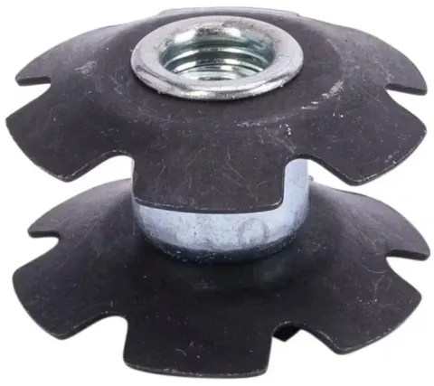 Ahead-Kralle Ø 25,2 mm für Fahrradgabel – Stahl Schwarz