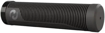 HERRMANS Rib Sing Lenkergriffe 130 mm Schwarz, Ø 22mm