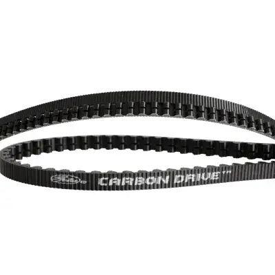 Gates Carbon Drive CDX CenterTrack Zahnriemen 122T – schwarz