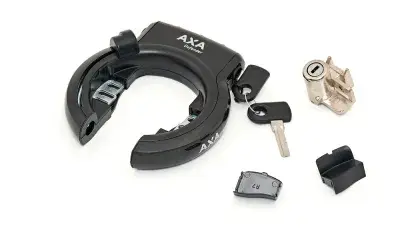 Kalkhoff/Raleigh/Impulse AXA Akku-Rahmenschloss-Set, abziehbar