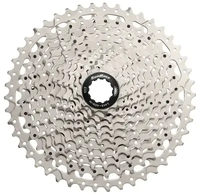 Sun Race CSMS8 11-Fach 11-46 T Fahrrad Kassette - Silber (CSMS8 EAZ-BOX )