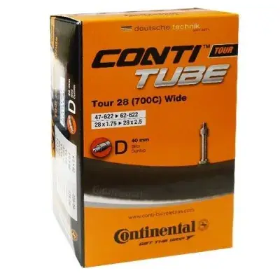 Continental Schlauch Tour 28" 47-62/622 Ventil Dunlop 40mm