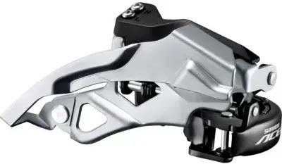 Shimano Acera FD-T3000 Umwerfer 3x9-fach Dual-Pull 34,9 mm mit Adapter,46 Zähne