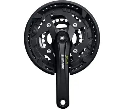 SHIMANO Kurbelgarnitur Trekking FC-T4010 OCTALINK 175mm 48-36-26Z. 3x9f. schwarz