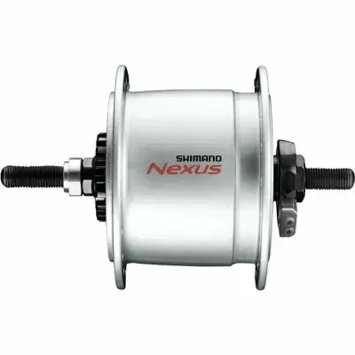 SHIMANO Nabendynamo NEXUS DH-C6000-3R 3W Rollenbremse 32L. silber