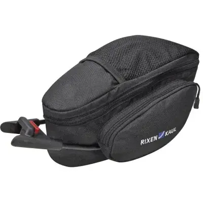 Rixen & Kaul Satteltasche Contour Magnum mit KlickFix Adapter - 6 Liter Fahrradtasche schwarz