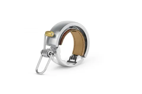 Knog Fahrradklingel Oi Luxe groß 23.8 - 31.8mm silber