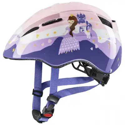 Uvex Kid 2 Princess Kinder-Fahrradhelm, leicht (190g), Inmould-Technologie, verstellbar (46-52 cm),…