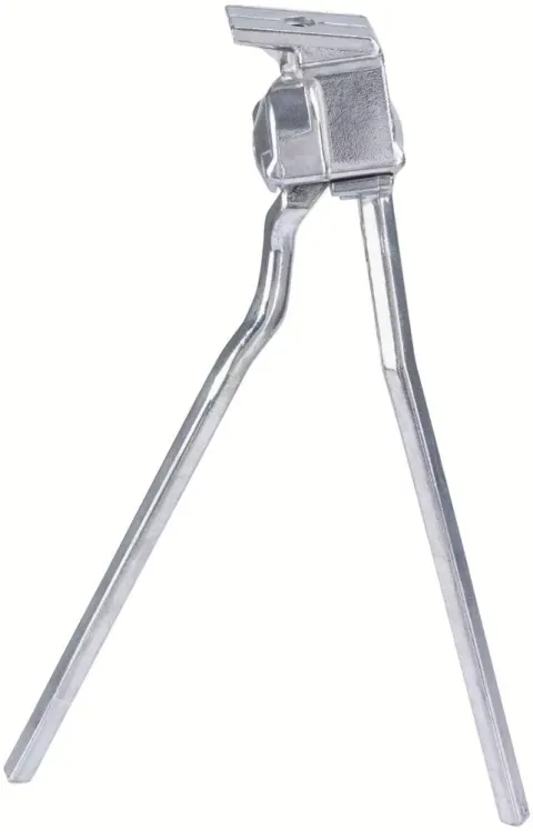 PLETSCHER Zweibeinständer 28 Zoll silber - Aluminium-Druckguss Ständerplatte F15/3, verstellbar ab…