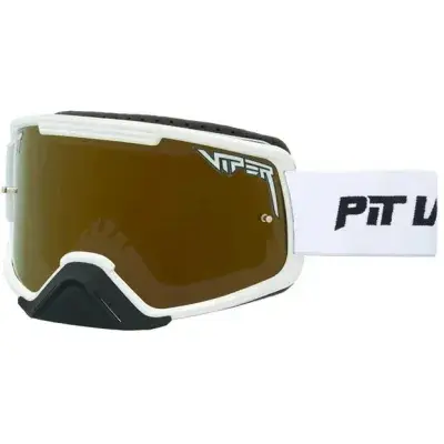 Pit Viper The Brapstrap Goggle - Large - Miami Nights Gold - 2025 Weiß Modell 2026