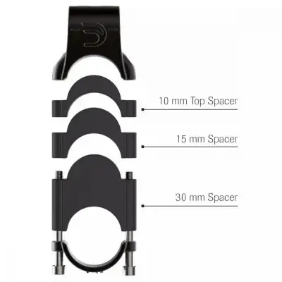 Deda Riser Spacer Kit Parabolica/Fastblack2 - 31,7 mm