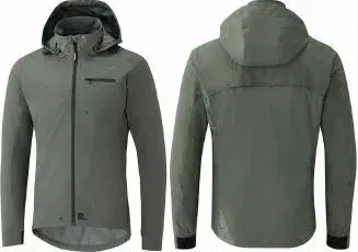 Regenjacke Shimano Transit Hardshell Jacket Herren XL, grau