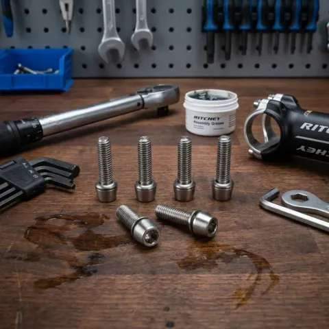 Ritchey WCS-Comp 4Axis Vorbauschrauben, 6 Stück, Edelstahl, silber, kompatibel mit WCS 4Axis…