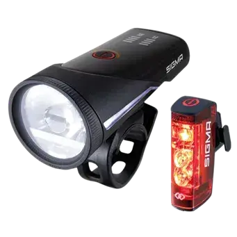 Sigma LED-Akku-Beleuchtungsset - AURA 100 LINK / HIRO 50 LINK - StVZO, USB-C