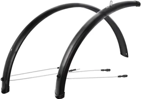 CONTEC Schutzblech-Set "Splash Protect" 28" – 54 mm, schwarz glänzend