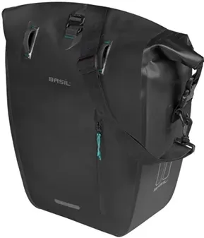 BASIL Einzeltasche Rivo, 25 - 31 l - MIK Hooks, schwarz