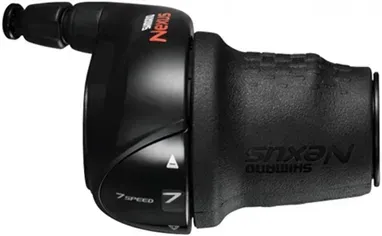 SHIMANO Nexus SL-C3001-7 Drehgriffschalter, 7- Gang, Schwarz mit Schaltzug